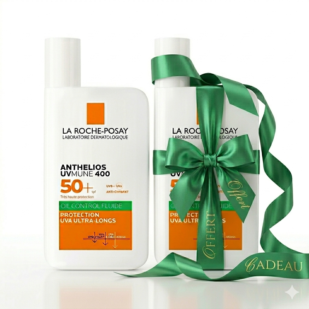 LA ROCHE POSAY ANTHELIOS UVMUNE 400 FLUIDE OIL CONTROL SPF50+ 50ML+(LE 2 EME OFFERT)