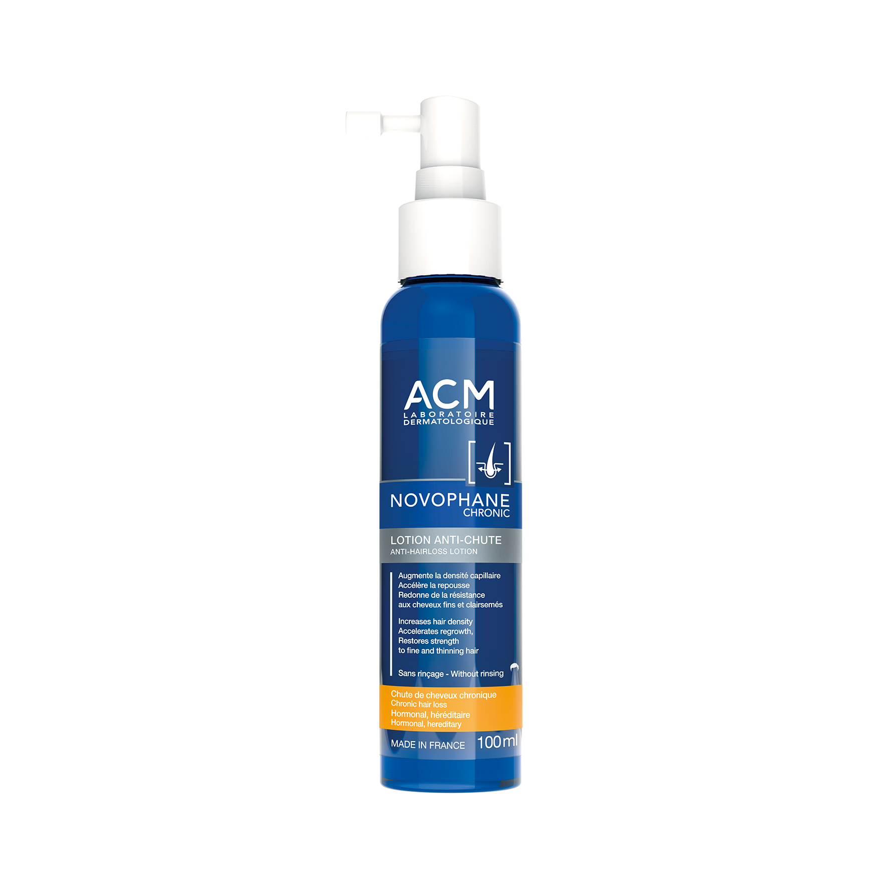 ACM Novophane Lotion chute Chronique 