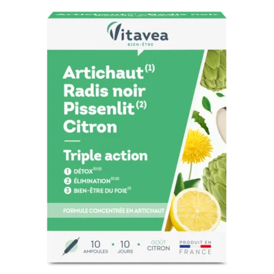 Vitavea Bien-être Artichaut radis noir pissenlit citron