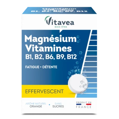 Magnésium Marin Vitamines B1, B2, B6, B9, B12