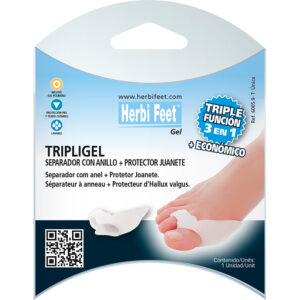 HERBI FEET SEPARATEUR D'ORTEILS TRIPLE ACTION 