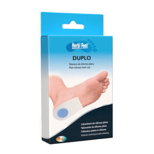 HERBI FEET Talonnette en silicone plate Duplo | TAILLE M