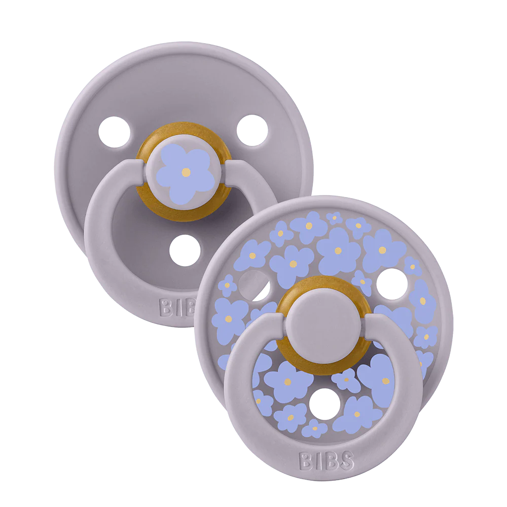 BIBS STUDIO Colour Tétines Pack de 2 Jasmine - Fossil Grey Mix