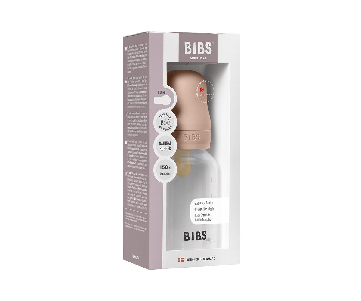 BIBS Biberon en Plastique BIBS Latex Blush 150 ML