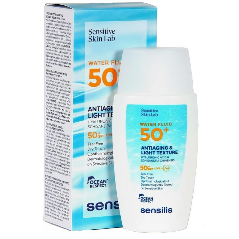 SENSILIS SENSITIVE SKIN WATER FLUID INVISIBLE SPF50+ 40ML