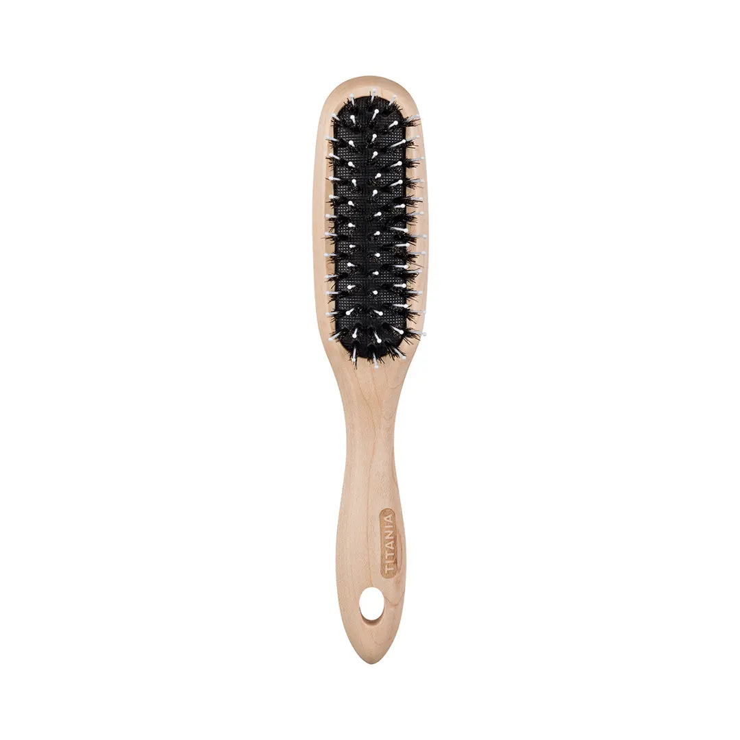 Brosse en bois d'érable avec poils de sanglier | petite