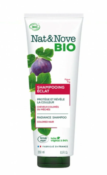 NAT&NOVE BIO Shampoing Eclat - Cheveux Colorés 250ML