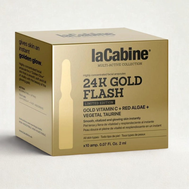 LA CABINE 24K GOLD FLASH ÉDITION LIMITEE 10 AMPOULES