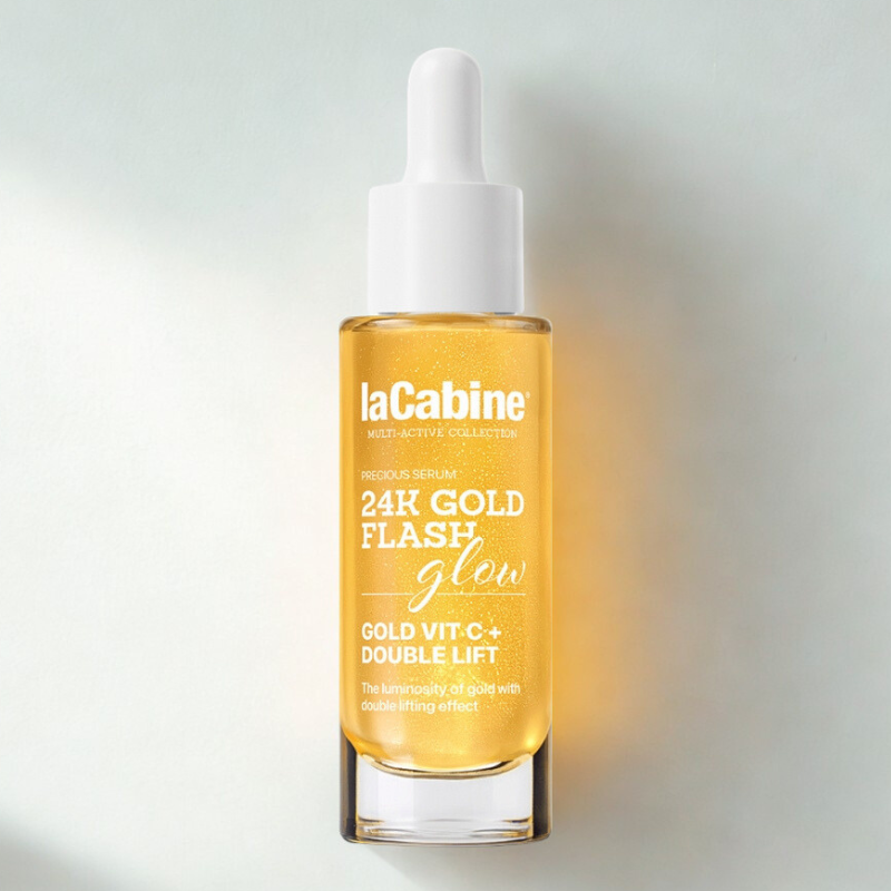 LA CABINE SERUM 24K GOLD FLASH GLOW SOIN DU VISAGE RAFFERMISSANT 30ML