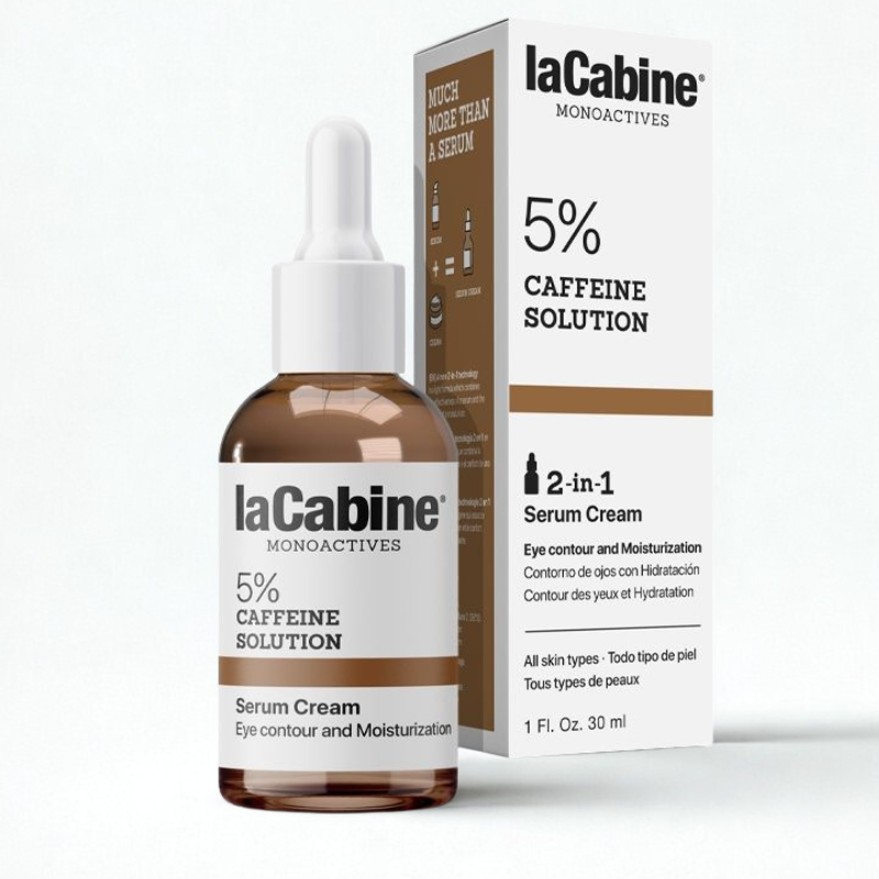 LA CABINE MONOACTIVES 5% CAFFEINE SOLUTION SERUM CREME 30ML