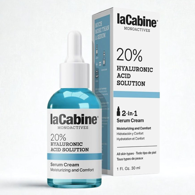 LA CABINE MONOACTIVES 20% HYALURONIC ACID SERUM CREME 30ML