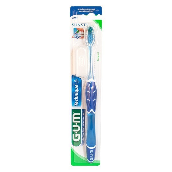 GUM BROSSE A DENTS TECHNIQUE COMPACT MEDIUM 493