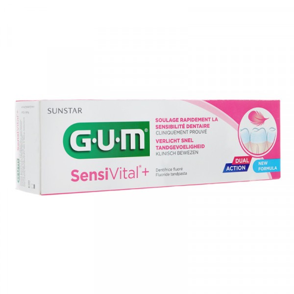 Dentifrice GUM® SensiVital® + – 75 ml Pour les dents sensibles