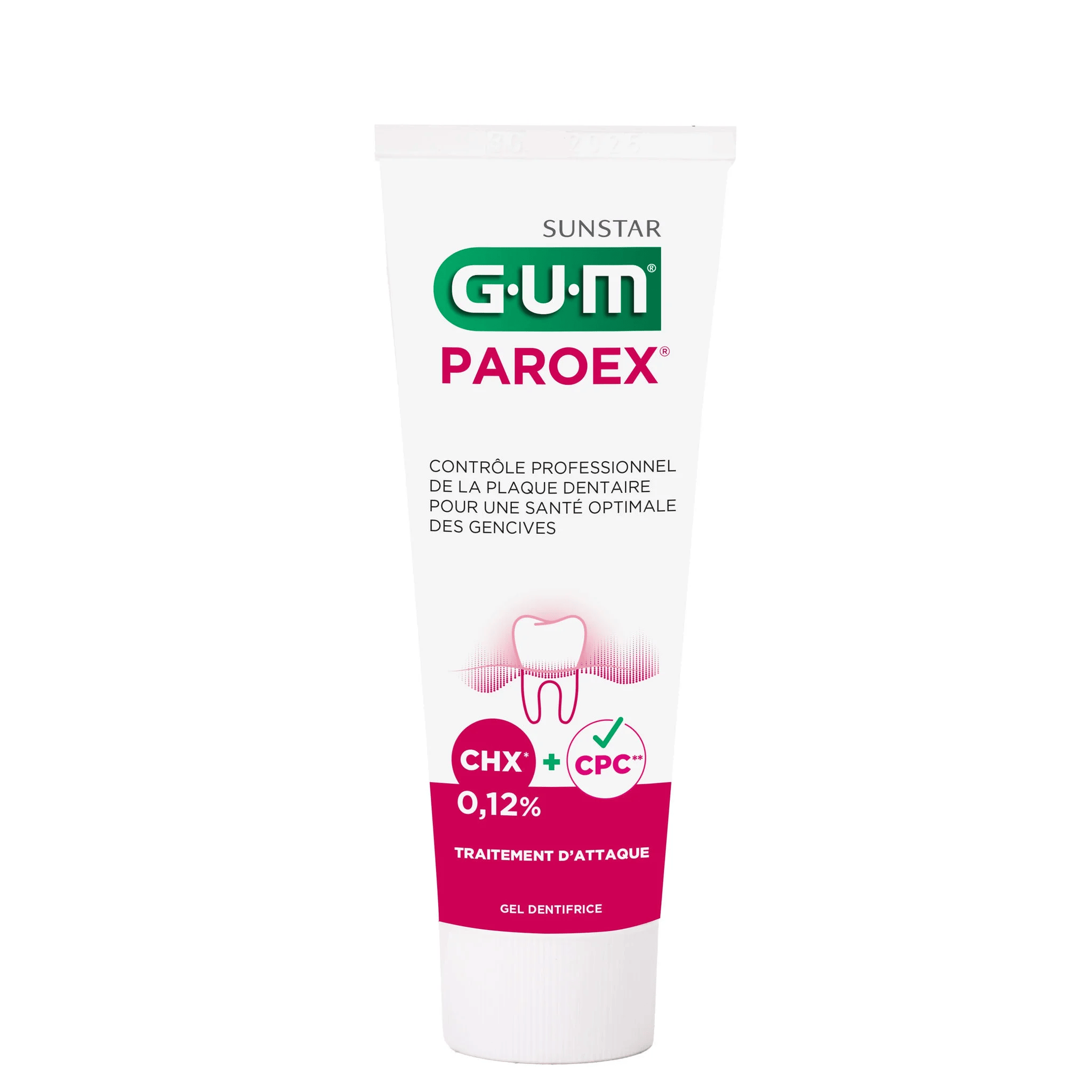 GUM Gel Dentifrice GUM® PAROEX® 0,12%