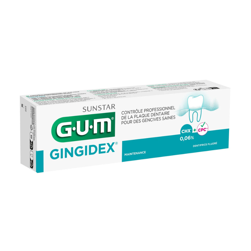 Dentifrice GUM® GINGIDEX® 0,06 % – 75 ml Pour le soin des gencives