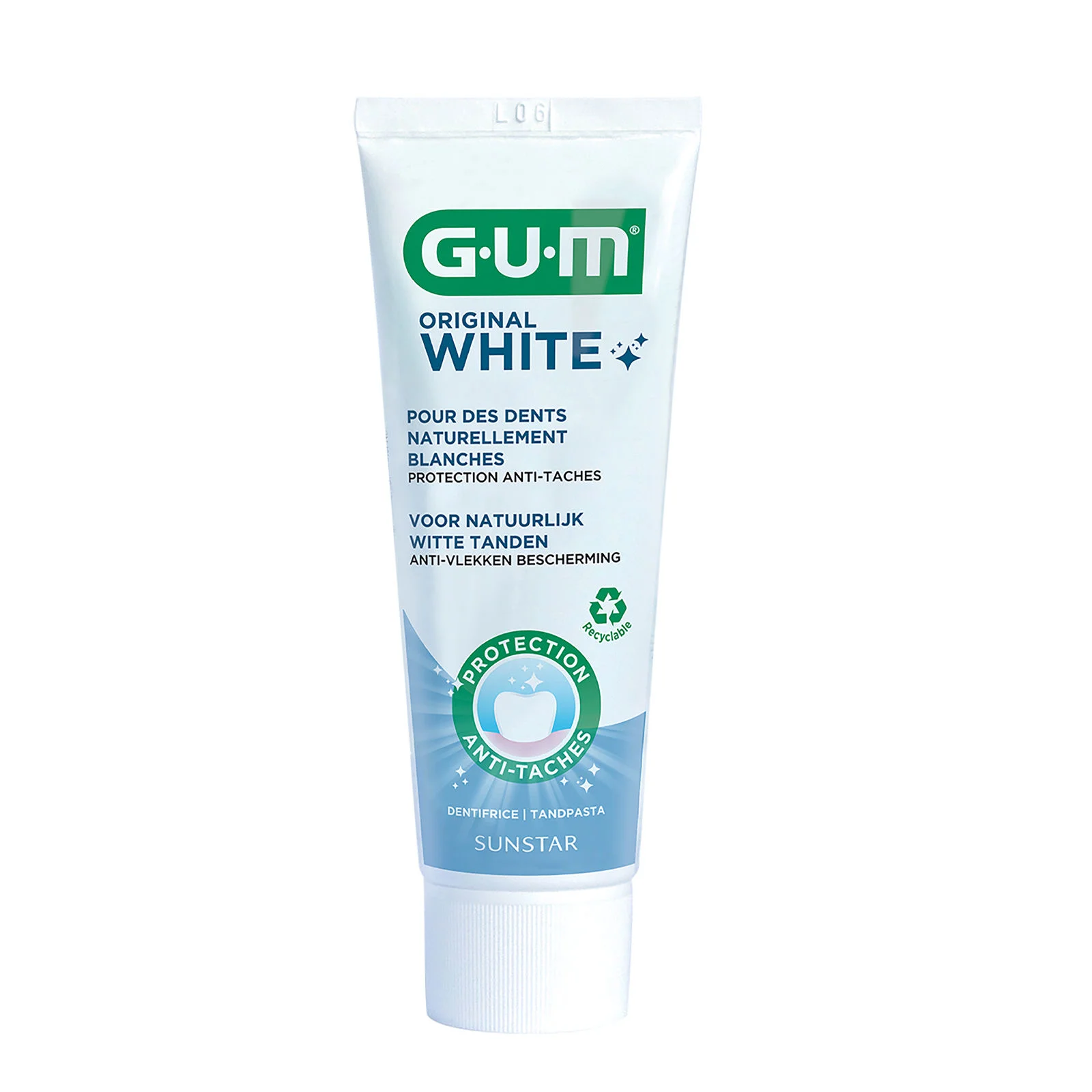 Dentifrice GUM® ORIGINAL WHITE – 75 ml Pour les dents tachées