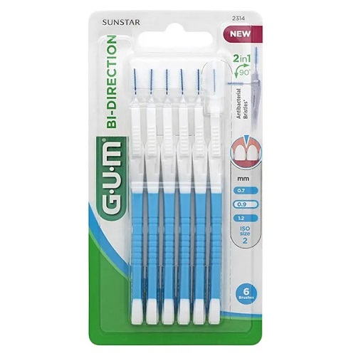 GUM BI-DIRECTION Brossette Interdentaire 0.9 mm |2314