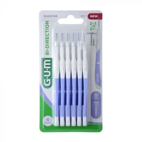 GUM BI-DIRECTION  Brossette Interdentaire 0.6 mm |2014