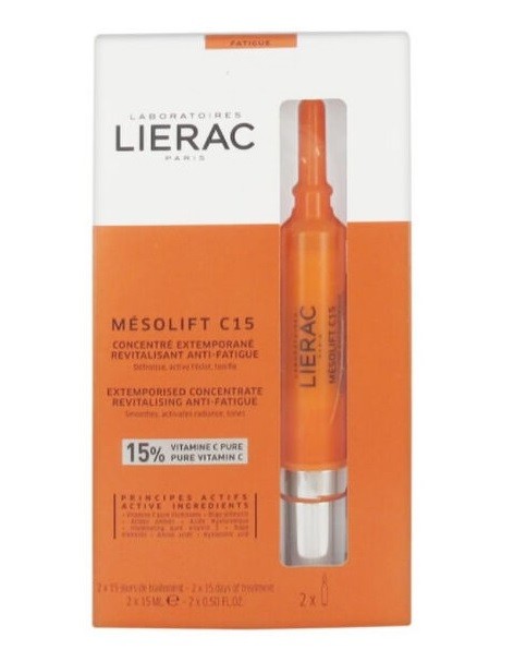 LIERAC CREME C15 CONCENTRE EXTEMPORANE 2X15ML MESOLIFT