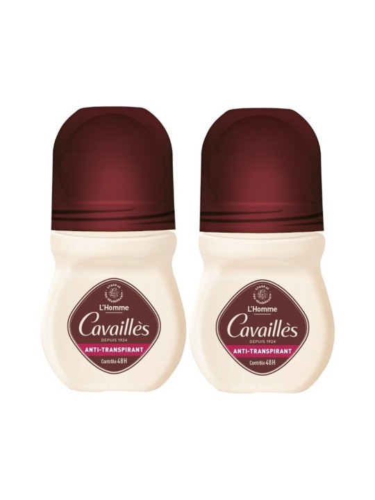ROGE CAVAILLES DEO HOMME ANTI TRANSPIRANT CONTROLE 48H 50ML (LOT DE 2)
